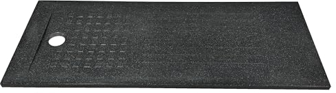 Duschtasse 180 x 80 cm, rechteckig, synthetischer Marmor