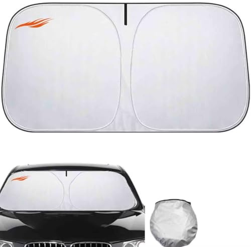 Sonnenschutz Auto frontscheibe kompatibel mit Cupra Ateca 2018-2024，Auto Sonnenschutz frontscheibe windschutzscheibe Sonnenschutz（Silver）