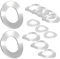 Ctyjia 20 Pièces Rondelles Ondulées, Rondelles Ressorts en Acier Inoxydable, Rondelles Metal M6, Rondelles pour Boulon à Vis