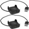 EMSea Lot de 2 Chargeurs Magnétiques pour Montre Connectée 5 V 1 A Support de Chargeur USB Station d'accueil pour Chargeur Compatible avec HW22 Montre Connectée (25cm)