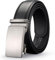 Acewin Ledergürtel Herren, Automatik Gürtel Herren, Arbeitsgürtel, Verstellbar, Breit 35mm (03-Basic Schwarz, 140 CM)
