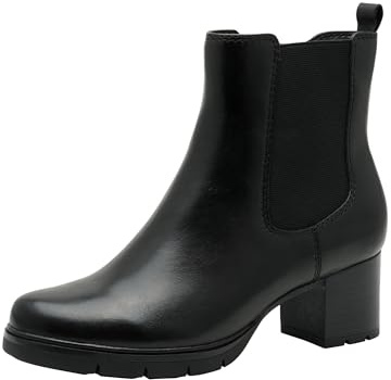Jana Stiefelette Leder H-Weite