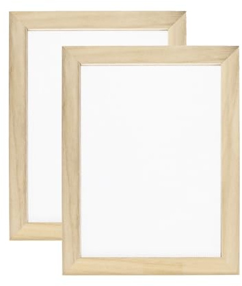 QUARKZMAN 2 Packs Paper Making Screen Wooden Paper Making 9.8 x 7.5 Inch | Cadre de Fabrication de Papier Kit, pour DIY Fabrication de Cartes Signets Étiquettes