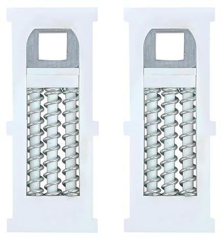 AKSIQIOL 1 Pair PVC Door Handle Springs, Replacement Cassettes for Sagging/Floppy Handles, Fix Unsprung Door Handles for Home & Office (Internal Mechanism Repair Kit)