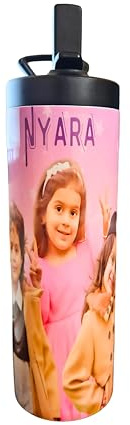 Personalised Water Bottle, 22oz/650ml, Stainless Steel Double-Walled Vacuum Insulated Water Bottle