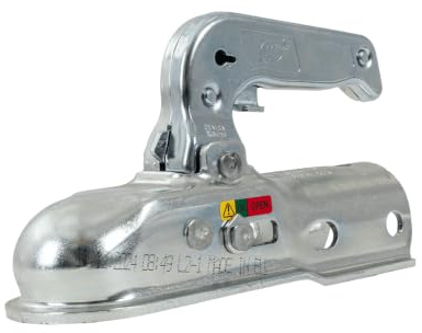 STEELPRESS Gancio a Sfera Gancio a Sfera BC-1200C per Tubo 50 mm per timone Tubolare 50 mm Tubo Scorrimento 50 mm Collegamento rimorchio al Veicolo per Dispositivo a repulsione