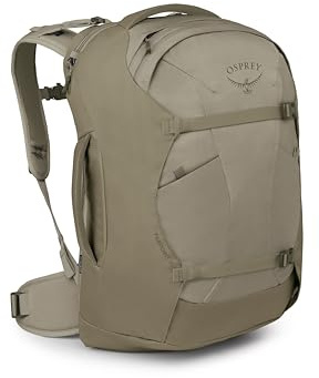 Osprey Farpoint 40L Herren Reiserucksack - Handgepäcktasche mit Laptophülle und Kulturbeutel, Sägemehl
