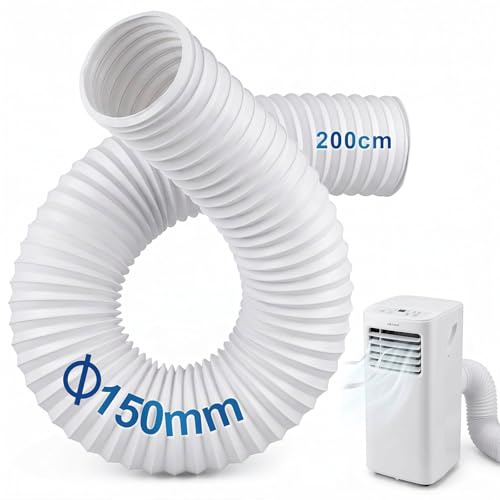 Abluftschlauch Klimagerät – 150 mm – PVC Flexschlauch ausziehbar 0,42–2 m