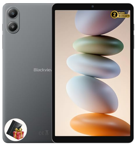 Blackview LINK 2 | 8,68 IPS 60Hz | 12GB RAM + 128GB (2TB) | Schwarz | Android 15 | 8MP + 5MP Kamera | 5000mAh | Dual Speaker | WLAN Tablet | GPS | Wi-Fi | 2 Jahre Garantie