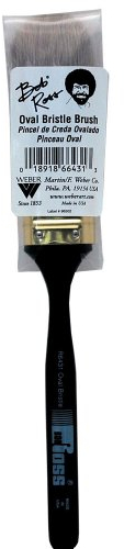 Weber Bob Ross Oval Bristle Brush-1-inch Width