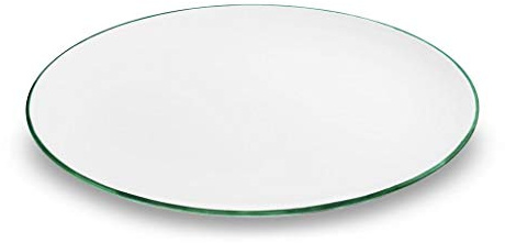 GMUNDNER KERAMIK Platte oval Grösse: l= 33 cm x b= 26 cm x h= 2.5 cm Grüner Rand Geschirr, handgemacht in Österreich
