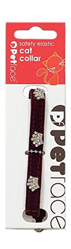 Petface Crown Cat Collar, Plum