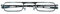 I NEED YOU Lesebrille 9 mm / +2.50 Dioptrien/Antik silber, 1er Pack