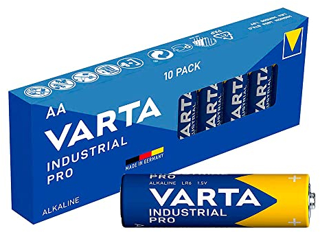 Varta Batterie alcaline industriali Mignon – AA – Confezione da 10