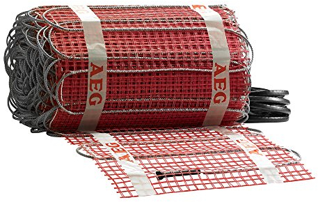 AEG elektrische Fußbodenheizung, Heizmatte 5 m², 200 Watt, Comfort Turbo Thermo Boden TBS TC 30 200/5 T, 234365