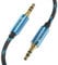 Ultra HDTV Aux Kabel 3,5mm Klinkenkabel [12,5M] Stereo Audio Kabel Klinke auf Klinke, Nylon Geflochten, Hochwertig für Kopfhörer, Auto, Handy, PC, Lautsprecher, Stereoanlagen, MP3-Player usw.