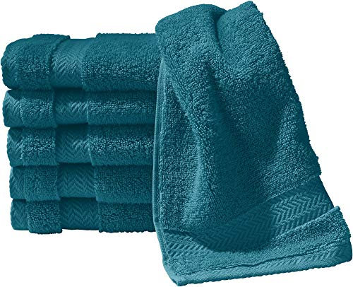 Erwin Müller Gästetuch Friedrichshafen 6er- Pack, 100% Baumwolle Petrol Größe 30x50 cm - Premium-Qualität, unvergleichlich saugfähig, hautsympathisch, formstabil (weitere Farben)