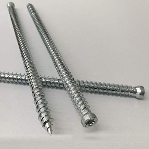 100 Stück Fensterrahmenschrauben 7,5 x 182 mm Fensterschraube Rahmenschraube Rahmenschrauben Torx verz.