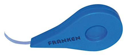 Franken GmbH S1429 - Einteilungsband selbstklebend, wieder ablösbar, 8 mm x 10 m, graublau