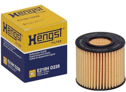 HENGST - Ölfilter E210H D228 - Öl-Filtereinsatz für KFZ | Hochwertiger Motorölfilter für KFZ mit Otto- oder Dieselmotor - Robuster Ölfilter mit hoher Schmutzaufnahmefähigkeit