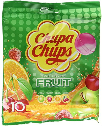 Chupa Chups Fruchtlutscher 10er Beutel, 6er Pack (6x 120 g)