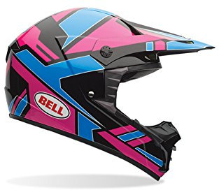 Bell Helmets MX 2015 SX-1 Casco da motocross Adulto XS Azul/Rosa