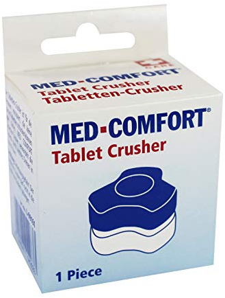 MED COMFORT Tablettencrusher 6 cm x 6 cm x 3,5 cm transparent, 1 x 1 Stück