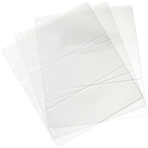 Pardo 134300 – Pack 10 Hüllen Banknoten Universal, 3 Abteilungen