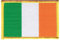 Flaggenfritze Flaggen Aufnäher Irland Fahne Patch + gratis Aufkleber