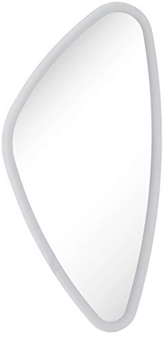 FACKELMANN LED Spiegel Organic Mirrors/Wandspiegel mit umlaufender LED-Beleuchtung/Maße (B x H x T): ca. 40 x 75 x 3 cm/hochwertiger Badspiegel/Breite 40 cm
