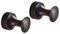 TentHome 2 Stück Antik Handtuchhaken Garderobenhaken Retro Wandhaken Messing Badhaken Bademantelhaken,Bronze Schwarz