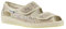 EMANUELA 667 Beige Cecile Scarpa Sandalo Donna Doppio Strappo Lavabili in Lavatrice A 30 Gradi Beige 38