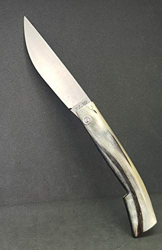 is lunas COLTELLO SARDO PATTADA ARTIGIANALE MANICO in CORNO COLLEZIONE TASCABILE da caccia 103