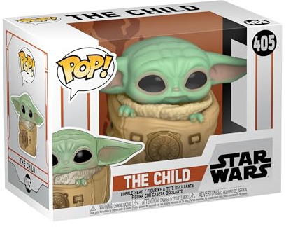 Funko POP! Star Wars: The Mandalorian -Grogu (das Kind, Baby Yoda) mit Tasche - Vinyl-Sammelfigur - Geschenkidee - Offizielle Handelsware - Spielzeug für Kinder und Erwachsene - TV-Fans.