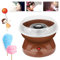 Halloween Festival Gift, Countertop Cotton Candy Maker Sugar Free Hard Sweet Creative Cotton Candy Machine for Kids Family Birthday Party,Brown