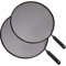 TIJAR Splatter Screen 2pc, Splash Guard Lid with Knob, 28CM & 24CM, Perfect for Pans Pots and Frying Pans, replacement lid (2pc Set)