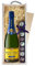 Monopole Blue Top Brut Champagne & Champagne Truffles, Wooden Box 75cl 12.5% abv