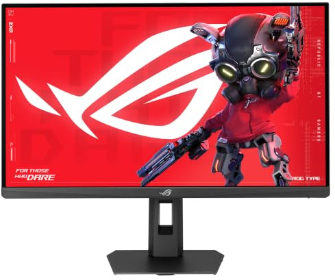 ASUS ROG STRIX XG27UCSR, Monitor Gaming da 27 4K FastIPS (3840x2160), Nero | Dual Mode (4K a 160Hz e FHD a 324Hz), 0,3ms (min.) Response Time, ELMB e G-Sync compatibile, USB-C, DisplayWidget Center