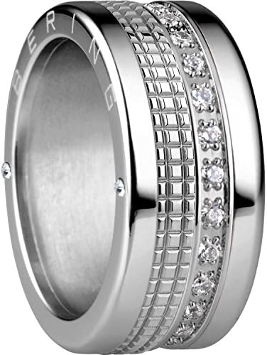 BERING Austauschbar Ringkombination für Damen in Silber mit einzigartigem Twist- & Change System, Volga
