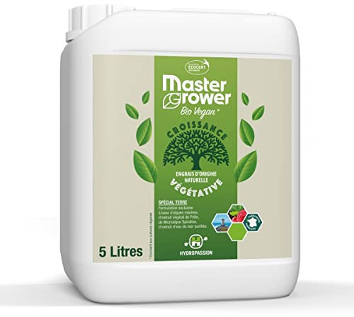 Bio vegan grow - Engrais Croissance 5 L - Hydropassion