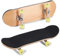 Ejoyous Fingerboard Pro Toy, Maple Wood Finger Skateboard Covered with Non-slip PU, Finger Skateboard Deck Professional Toy Handboard for Kids Teens Play and Pressure Releasing (yellow)