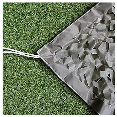 Dapxer Tarnnetz, 1,5/2/4/6/8/10m Graue Camouflage Netz Rolle, Sonnensegel, Für Militär, Jagd, Dekoration, Verstärktes Tarnnetz Im Freien, Atmungsaktives Sonnenschutznetz,1.5x4m(4.9 * 13ft)