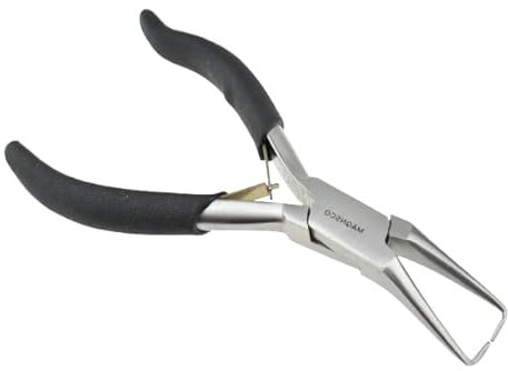 MAQNSCO New Hair Extensions Kit & Hair Extension Tool Plier for Micro Link, Micro Ring, Feather Extension, Beads Opener & Removal Tool Kit