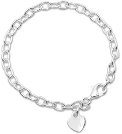 JEWLIX 925 Silber Bettel Armband für Charms CB0008