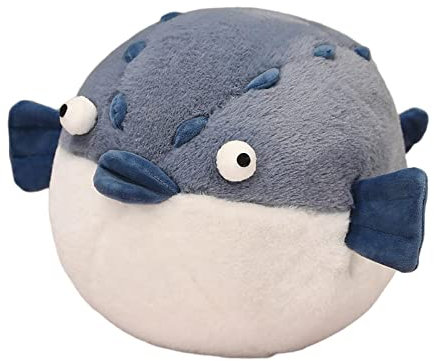 Sharplace Krokodil Blowfish Kuscheltiere Spielzeug Dekorativer Kugelfisch Plüschtier für Sofa, B 45cm