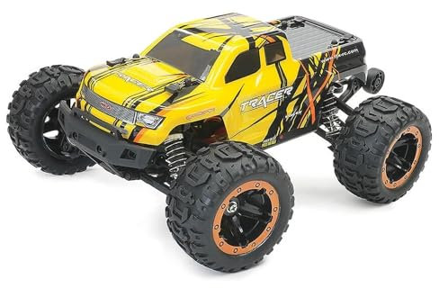 FTX TRACER 1/16 4WD BRUSHLESS MONSTER TRUCK RTR - YELLOW Age 14+
