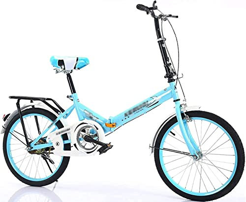 ZLYJ 20 Zoll Leichtes Mini-Faltrad Kleines tragbares Fahrrad, Faltrad für Erwachsene, Studentenauto B,20inch