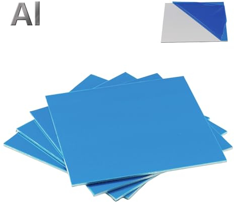 ZDLSDL Placa de aluminio, chapa, chapa de aluminio de 3 mm, chapa de aluminio de 1 mm, chapa de aluminio de 1,0 mm de grosor, (16 cm x 16 cm), 4 unidades