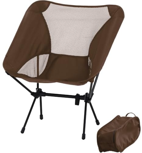Siena Garden Campingstuhl Wanderlust braun Ultra-leicht Aluminiumgestell