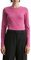 Marc O'Polo Denim Damen Langarmshirt mit Stretch-Anteil Slim Fit, Rosa (Wild Aster), S